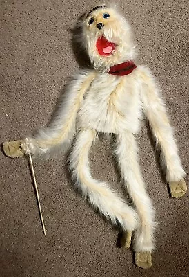 Mopkins Hand Puppet EXCALIBUR CASINO Las Vegas 1989 Plush Gambling Hotel Monkey • $40
