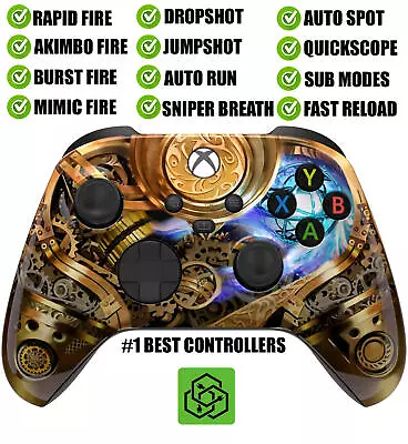 Steam Punk Silent Modz Rapid Fire Modded Controller For Xbox Series X S • $129.99