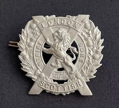 London Scottish 14th Battalion London Regiment Original Cap Badge • £16