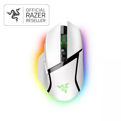 Razer Basilisk V3 Pro Customizable Wireless Gaming Mouse - White- RZ01-04620200 • $289