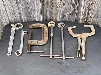 Lot Of Miscellaneous Wrenches Bacent Grip Multi Wrench Clamp Etc • $39.99