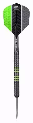 TARGET VAPOR 8 BLACK GREEN 21 Gram Steel Tip Darts 80% Tungsten 100441 • $51.99