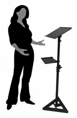 $82 • Buy Portable Projector Laptop Holder Guestbook Display Music Speaking Stand 