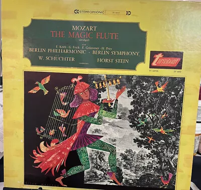 Mozart The Magic Flute (Abridged) Berlin Philharmonic LP Turnabout ‎TV34072S VG+ • $9.95