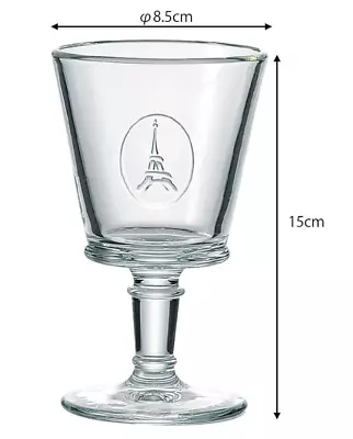 NEW  La Rochere EIFFEL TOWER Wine Glasses  Set Of 4 Made In France  605401S4 • $39.50