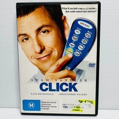 $5 • Buy Click DVD Movie Region 4 PAL Comedy Fantasy Adam Sandler Kate Beckinsale 2006