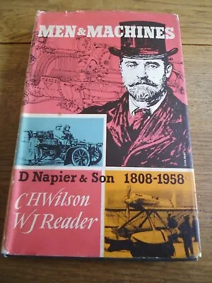 Men & Machines D Napier & Sons 1808 -1958 Car And Aviation Book Book • £19.99