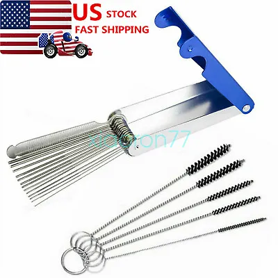 $8.55 • Buy Carb Jet Cleaning Tools Set Carburetor Wire Cleaner Kit For Motorcycle ATV Parts