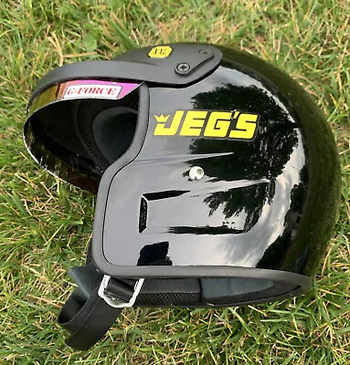 SNELL M2000 G-Force GF-650 Open Face Helmet Size XXL BLACK • $99.99