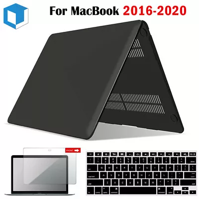  For Apple Macbook Air Pro M1 13.3  16  Black Rubberized Hard Case Cover Shell  • $16.99