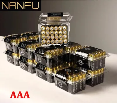 GreaPower NANFU AAA Alkaline Batteries Lot 10 Year Shelf-Life Non-Rechargeable • $6.69