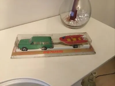 Vintage Majorette 343 Pneumatique - Volvo 245 /dingy On Trailer -new / Unopened • £37.50