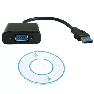 USB 3.0 To VGA Multi-Display Adapter Converter External Video Graphic Card • $12.99