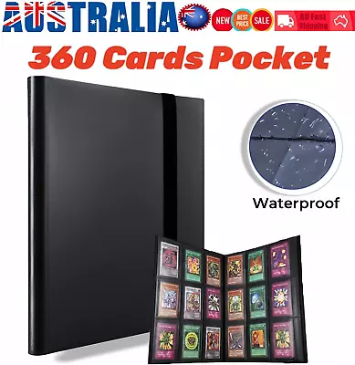 360 Card Pocket Binder | Elastic 9 Pocket Trading Cards Album Folder • $15