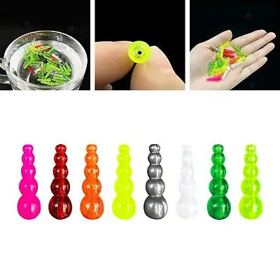 50Pcs Stacked Fishing Beads Kit Fishing Lures Tackle Tool For Bass Salmon • $11.12