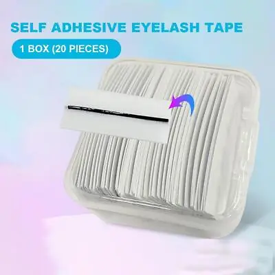 £2.40 • Buy Reusable Self-Adhesive Glue-Free Eyelash Glue Strip False Lash Tape (20pcs)
