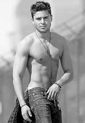 Zac Efron Poster Wall Art Print Zac01 A4 / A3- Buy 2 Get 1 Free! • £4.29