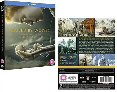 RAISED BY WOLVES 1 (2020) Sci-Fi/Drama TV Season Series NEW Eu RgFree BLU-RAY Sp • $69.95