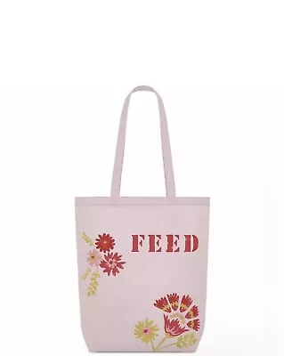 Feed Projects X Clarins 7 Tote Bag Pink Floral NWT • $11.98