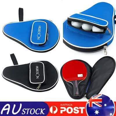 $13.29 • Buy Professional Table Tennis Rackets Bat Bag Ping Pong Case With Outer Balls Bag