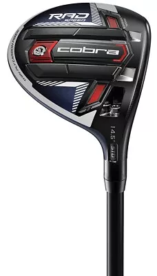Cobra Golf Club RADSpeed Red Peacoat 14.5* 3 Wood Senior Graphite New • $220.55