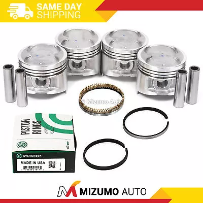 Pistons W/ Rings Fit 85-87 Toyota Corolla GTS MR2 1.6L 4AGELC • $253.07