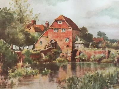 £4.50 • Buy Antique Print 1909 Sheet Mill Near Petersfield Hampshire From Painting Art