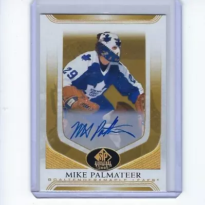 2020-21 SP Signature Edition Legends Autograph - Mike Palmateer - Maple Leafs • $30