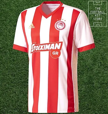 Olympiacos Home Shirt - Official Adidas Football Jersey - All Sizes - Olympiakos • £32.99