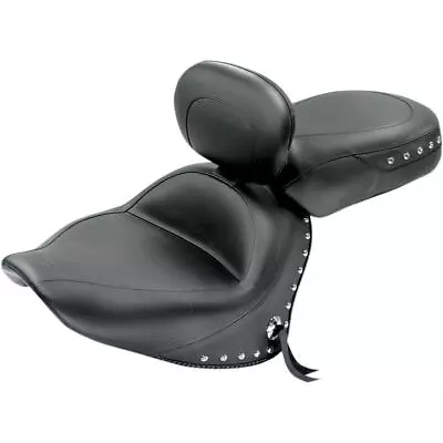 Mustang 79476 2-PC Wide Touring Seat W/ Driver Backrest Yamaha V-Star 1300 13... • $1025