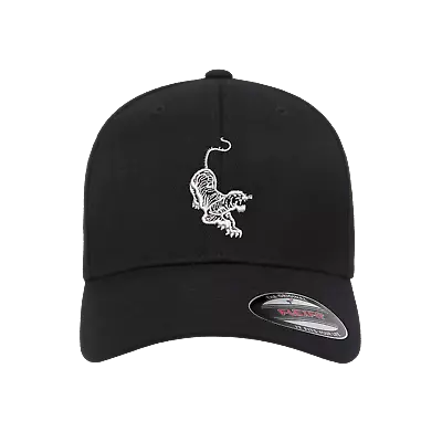 Grateful Dead Jerry Garcia Tiger Logo Embroidered Flexfit Fitted Ball Cap • $23.99