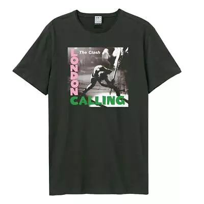 £22.95 • Buy Amplified The Clash T-Shirt Unisex London Calling Music Tee Cotton Charcoal Top