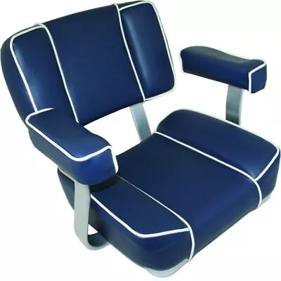 RWB Deluxe Captains Chair Seat Dark Blue RWB5059 Boat Marine • $472