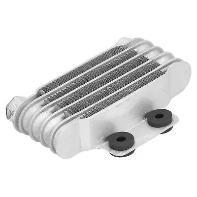 Silver Radiator Engine Oil Cooler Aluminium Alloy For Motorcycles Dirt Pit Bikes • $25.41