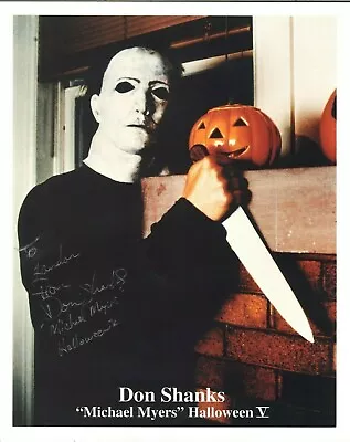 Don Shanks - Halloween V 5 - Michael Myers - Autographed 8x10  • $39.99