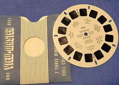 Sawyer's Vintage Single View-master Reel 4552 Kelantan Malaya • $42