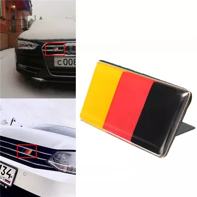 Germany German Flag Badge Emblem Car Sticker Front Grille Grid Decal Aluminum • $3.44