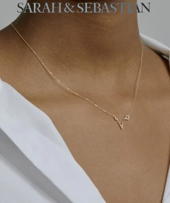 $350 • Buy Sarah & Sebastian Diamond CELESTIAL PISCES NECKLACE 