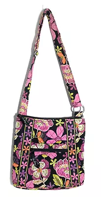 Vera Bradley Pirouette Pink Crossbody Hipster Purse VGUC • $12.99