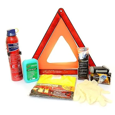 £32.99 • Buy Ultimate Car Safety & Travel Kit For Roadside Emergencies (+ Fire Extinguisher)