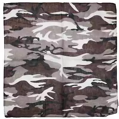 Camouflage Bandana Mask Camo Army Brown Military Bandanna Headwear Wrist Scarf • £3.99