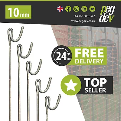 METAL FENCING PINS PACKS 1300 X 10mm - Stakes Events Temporary Barrier Fence  • £420