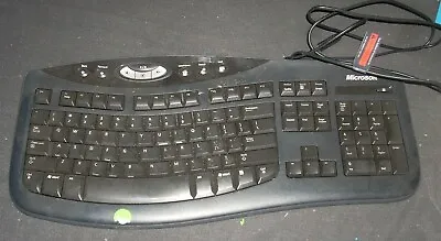 Microsoft Comforta Curve Keyboard 2000 V1.0 Used Untested X802645-001 • $14.99