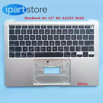 New Top Case Plamrest + Keyboard For MacBook Air 13  M1 A2337 2020 Space Silver • $168.88