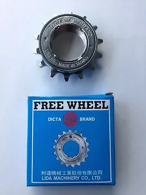 BICYCLE BIKE FREEWHEEL DICTA SINGLE SPEED 18T 1/2 X 1/8 CHROME MTB ROAD BMX  • $20.85