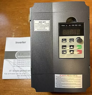 NOB 220V VFD Variable Frequency Drive Inverter CNC Single To 3 Phase Mini AC *B6 • $72.49