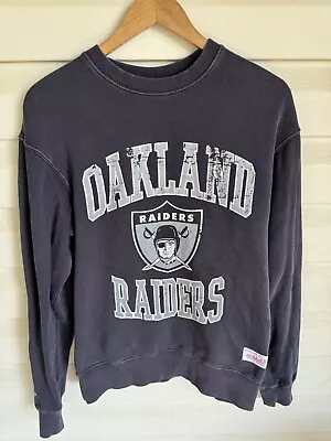 Women’s Mitchell & Ness Oakland Las Vegas Raiders  Jumper Sweater Size Small • $30