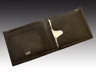 Rolfs Black English Morocco Leather Billfold - NEW • $24.99