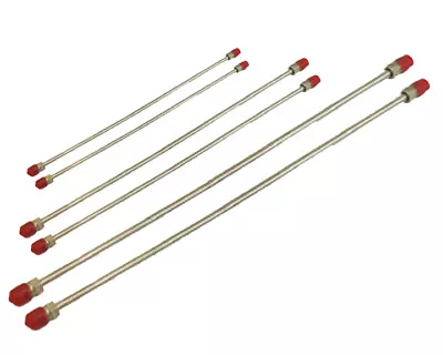 3/16  SS Brake Line Set (6) Lines 3/8-24 SS Tube Nuts 45 Degree Double Flare Kit • $34.85