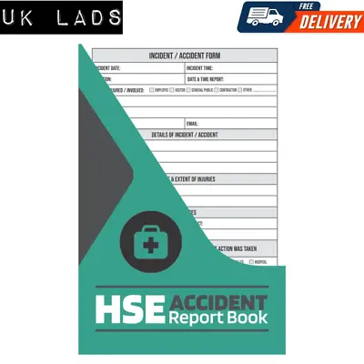 Accident Report Book Accident & Incident Report Book *BRAND NEW* • £7.44